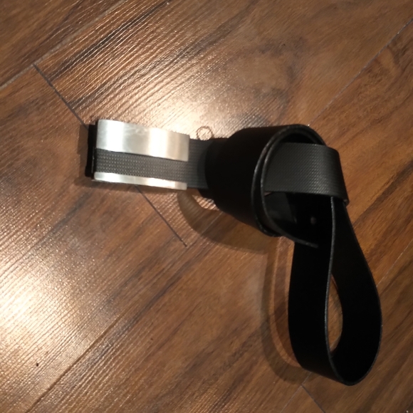 Mexx leather belt with steel buckle - Picture 2 of 4